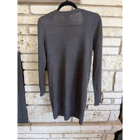 Women's H&M Dark brown 
Long Sleeve Button Front Cardigan Sweater Size S - Picture 3 of 3